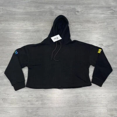 Zyia Active Hoodie Women's Medium Sweatshirt Pullover Crew Neck Cropped Top NWT - Image 1 of 4