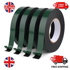 DOUBLE SIDED TAPE HEAVY DUTY ADHESIVE STRONG STICKY FOAM BODY TRIM ROLL TAPE - Picture 1 of 7