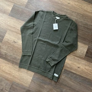 Neu mit Etikett Banks Journal Preston Transeasonal Fleece militärgrün Waffelstrick Herren L - Bild 1 von 6