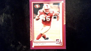 2025 Donruss #193 Vernon Davis prove di stampa viola - Foto 1 di 2