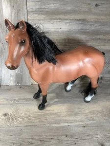 Battat Our Generation Doll Brown Horse Black Mane "Morgan" 20" Tall - Picture 1 of 7