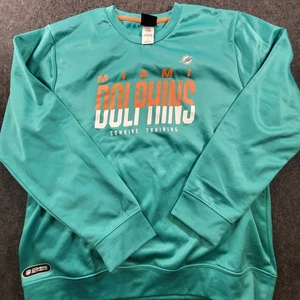 Miami Dolphins NFL Combine Authentic Sweatshirt Men's Size XL Crewneck  - Picture 1 of 9