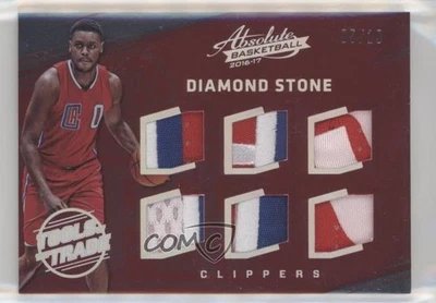 2016 Absolute Tools of the Trade Rookie Materials Six /10 Diamond Stone Patch RC - Image 1 of 2
