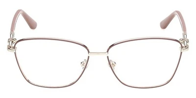 GUESS GU50179 058 бежевый металлический оптический Cat глаз очки ОПРАВА 57-14-140 - Изображение 1 из 3