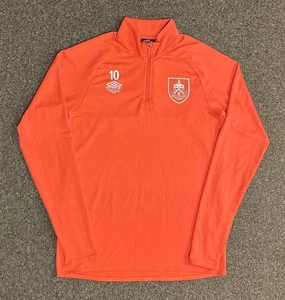 Player Worn/Issued Burnley FC 1/4 Zip Umbro Pro Training Top, Medium #10, VGC - Bild 1 von 4