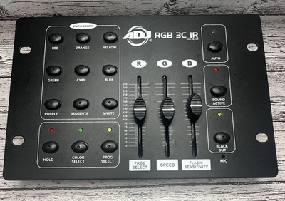 ADJ  3 Channel LED Lighting Light Controller Console Model# RGB 3C IR - Image 1 of 4