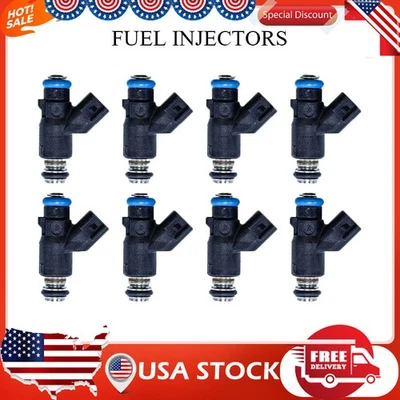 8 INYECTORES DE COMBUSTIBLE TURBO 1000CC PARA 08-13 CHEVROLET SILVERADO-1500 GMC SIERRA 96LB Foto 1 de 4