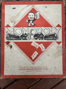 Monopoly War Time Vintage Game Set Late 1930s to Mid 1940s - Picture 1 of 7