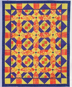 Royal Cross Quilt Pattern Pieced - Picture 1 of 1