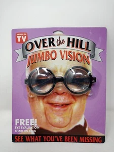 Vintage 1997 Over The Hill Jumbo Vision Gag Birthday Gift Thick Glasses - Picture 1 of 3