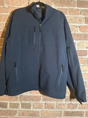 Chaqueta Crown azul marino para hombre L cremallera completa  Foto 1 de 4