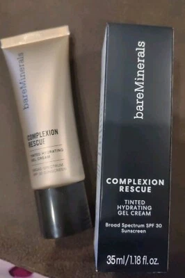 Bare Minerals Complexion Rescue Tinted Hydrating Gel Cream CHESTNUT 09  1.18 oz - Image 1 of 4