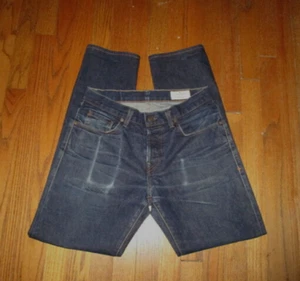 IMOGENE + WILLIE Barton Slim Dark Selvedged Button-Fly Jeans Men Sz 29x30-1/2 - Picture 1 of 10