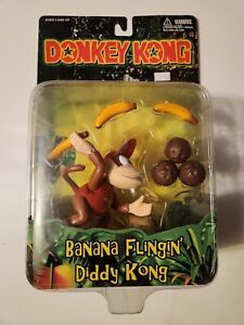 1999 Nintendo TOY SITE Donkey Kong: Banana Flinging’ Diddy Kong N64 RARE HtF