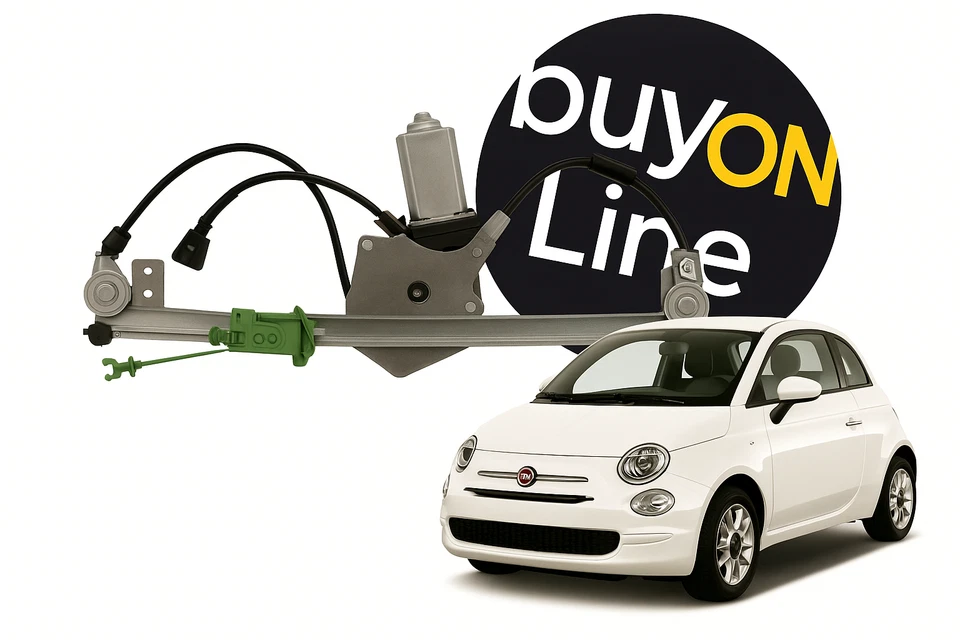 ALZACRISTALLO ELETTRICO ANTERIORE SINISTRO 3 PORTE FIAT 500 07/07 - Immagine 1 di 2