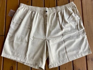 New Plus Size 36W Woman Within 100% Cotton Faux Zipper Elastic Waist Jean Shorts - Picture 1 of 12