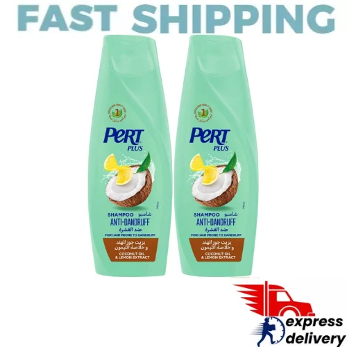 2X Pert Plus Shampoo Anti- Dandruff with Coconut Oil and Lemon Extract - 400 ml - Image 1 of 1