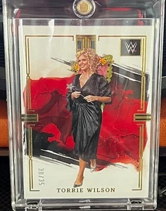 TORRIE WILSON 2023 PANINI IMPECCABLE 30/35 #9 WITH ONE TOUCH CASE - Picture 1 of 2
