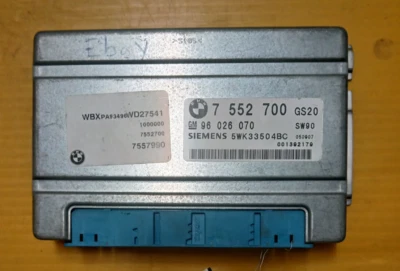 2004 2005 2006 BMW X5 TRANSMISSION CONTROL MODULE TCM  7552700 - Image 1 of 3