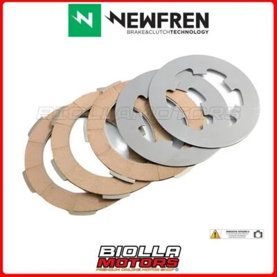 F1192ACR SERIE DISCHI FRIZIONE NEWFREN PIAGGIO VESPA 125 PK XL 2 1984- 125CC CON - Immagine 1 di 4
