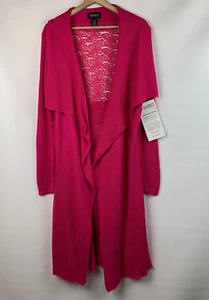 Ashro Staubtuch rosa Rundkragen Stufen vorne Spitze hinten Mieder Langarm XL NEU - Bild 1 von 9