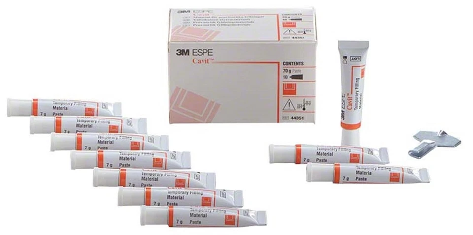 3M ESPE 3M Cavit provisorische Zahn Füllung Zahnfüllung Reiseapotheke 10 Tuben a´ 7g