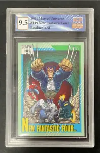 1991 Impel Marvel Universe Series 2 #149 New Fantastic Four Rookie Card GCG 9.5 - Picture 1 of 2