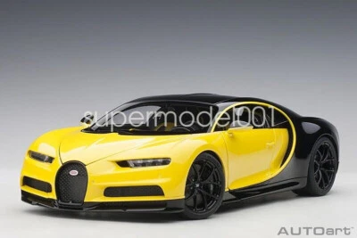 for AUTOART for Bugatti for Chiron Sport 2017 Car Yellow 1:18 Model - Image 1 of 4