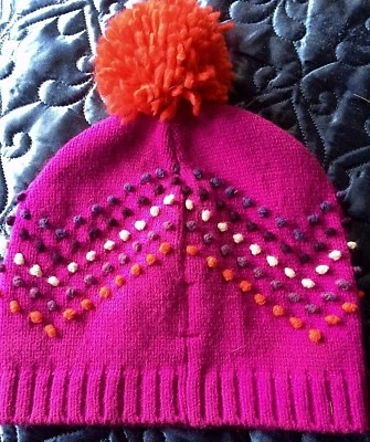  Mossimo Knit Hat Girls Kids Children Pink - Image 1 of 4