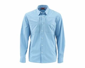 SALE Simms Albie Fishing LS Shirt Faded Denim XL NEW FREE SHIPPING - Picture 1 of 1
