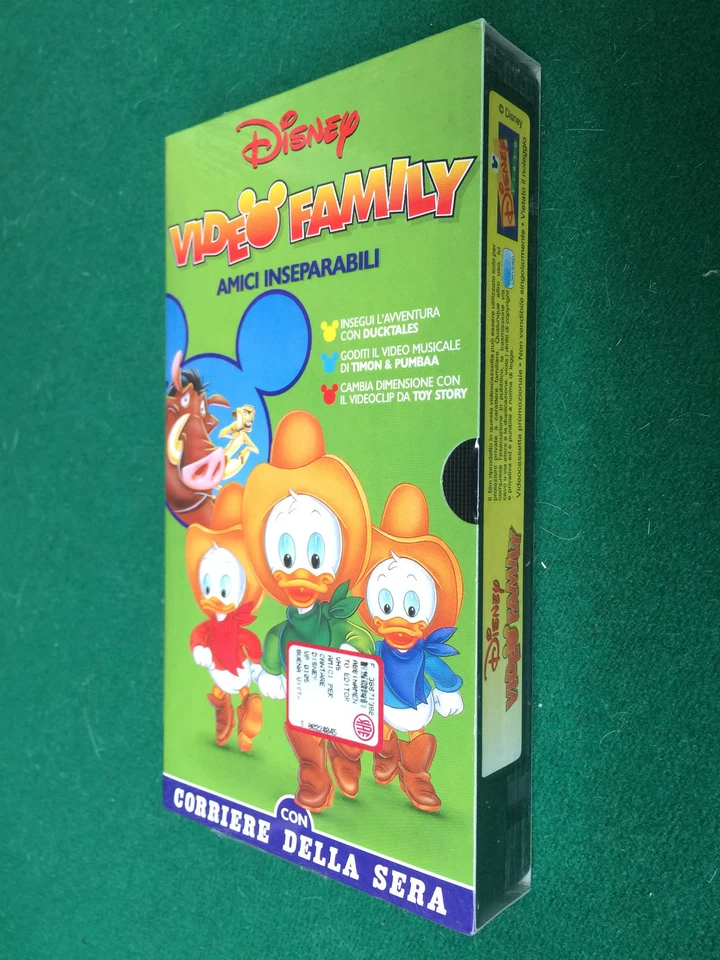 Vhs Walt Disney Video Family Amici Inseparabili (ita 1997) VP 0105
