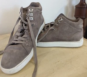 Rag & Bone Womens Suede High Top Lace Up Fashion Sneakers Gray White US 8/EU 38 - Picture 1 of 9