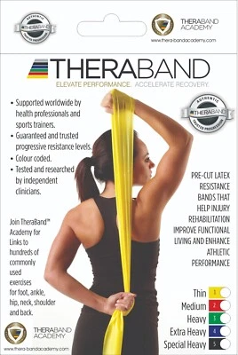 THERABAND Thera-Band Resistance Bands Exercise Fitness Latex
