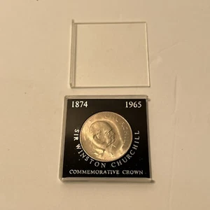 1965 UK commemorative crown coin (Winston Churchill 1874-1965) - Picture 1 of 3