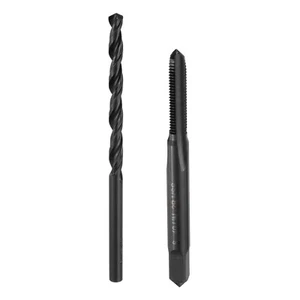 Tap and Drill Bit Set 8-40 UN Straight Flute Tap & 3.5mm Drill Bit Black Oxide - Picture 1 of 8