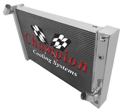 Radiador 4 filas DR Champion para Chevrolet Corvette 1969-1972 Big Block motor V8 Foto 1 de 4