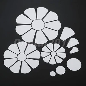 1Bag 4 Flowers Paper Dresden Quilting Templates for Handmade Patchwork Crafts - Picture 1 of 11
