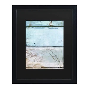 Trademark Fine Art ' Beach Moonrise I ' Black Matted Black Frame by Color Bak... - Picture 1 of 5