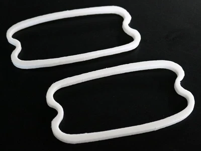 Nuevo juego de juntas de lente de luz trasera de 2 piezas / para camioneta Chevy GMC C/K 1960-1966 Foto 1 de 4