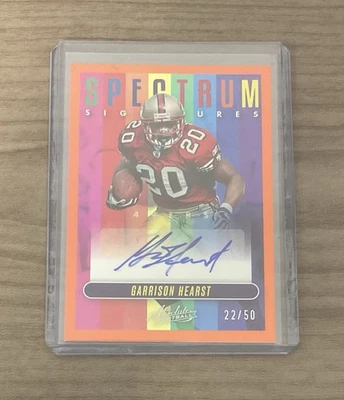 2023 Panini Absolute - Spectrum Signatures Garrison Hearst /50 - Image 1 of 2