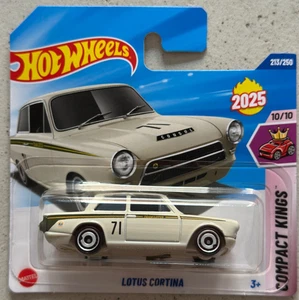 Hot Wheels LOTUS CORTINA Short Card with Protector Compact Kings esprit emira - Picture 1 of 3