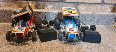 2 Vintage 1983 Dirt Fox 18 Remote Controlle ( Parts Repair Not Working) - Image 1 of 4