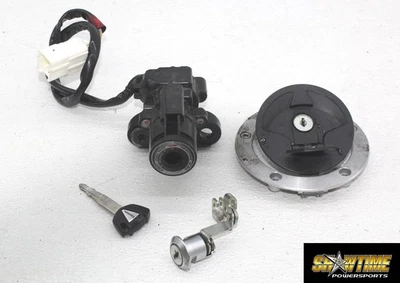 12-25 KAWASAKI NINJA ZX14R IGNITION LOCK KEY SET W/ GAS CAP AND SEAT LOCK - Image 1 of 4