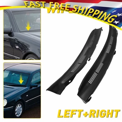 NUEVO Para Parabrisas 95-03 Benz Clase E Limpiaparabrisas Cubierta Mercedes Juego NUEVO Foto 1 de 4