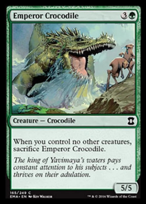 Emperor Crocodile -Foil Near Mint MTG Eternal Masters - Image 1 of 1
