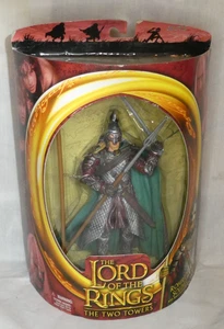 Soldado Rohirrim con lanza figura de ataque señor de los anillos dos torres Toybiz 2002 - Imagen 1 de 4