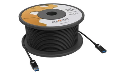 Cable de extensión óptica activo BZBGEAR USB 3.0 AM/AF - 15m/50ft Foto 1 de 4
