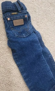 Boy's Toddler Wrangler Jeans 13MWZJP Size 2T Slim Dark Blue NEW - Picture 1 of 6