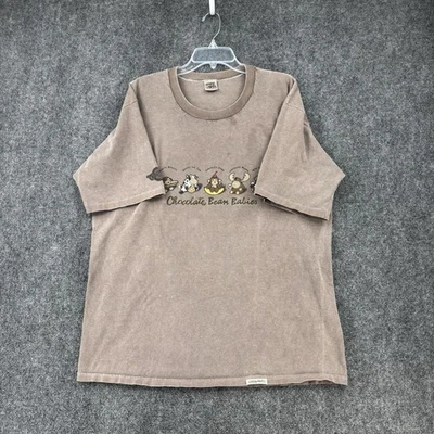 Camiseta Crazy Shirts Hawaii Marrón Chocolate Frijol Bebés Para Hombre XL Cuello Redondo Foto 1 de 4