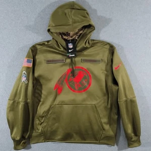 Nike Washington Redskins Hoodie Men XL Green Salute to Service Digital Camo - Picture 1 of 10